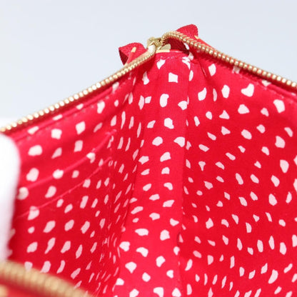 Louis Vuitton Pochette Accessoires Yayoi Kusama Painted Dots Monogram vernis, Red, Patent Leather, Clutch