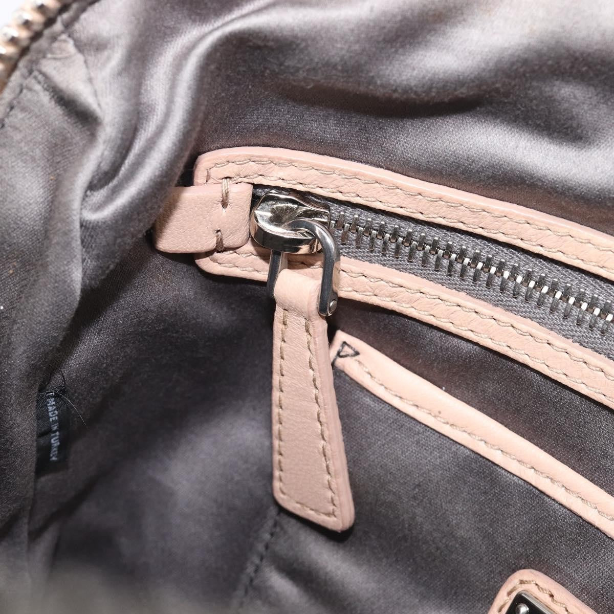 Miu Miu Shoulder Leather, Beige, Leather, Shoulder Bag
