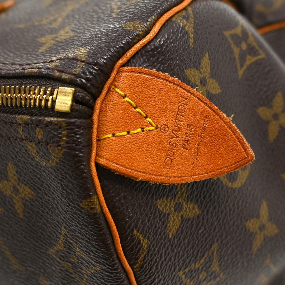 Louis Vuitton Speedy Monogram, Brown, Canvas, Handbag