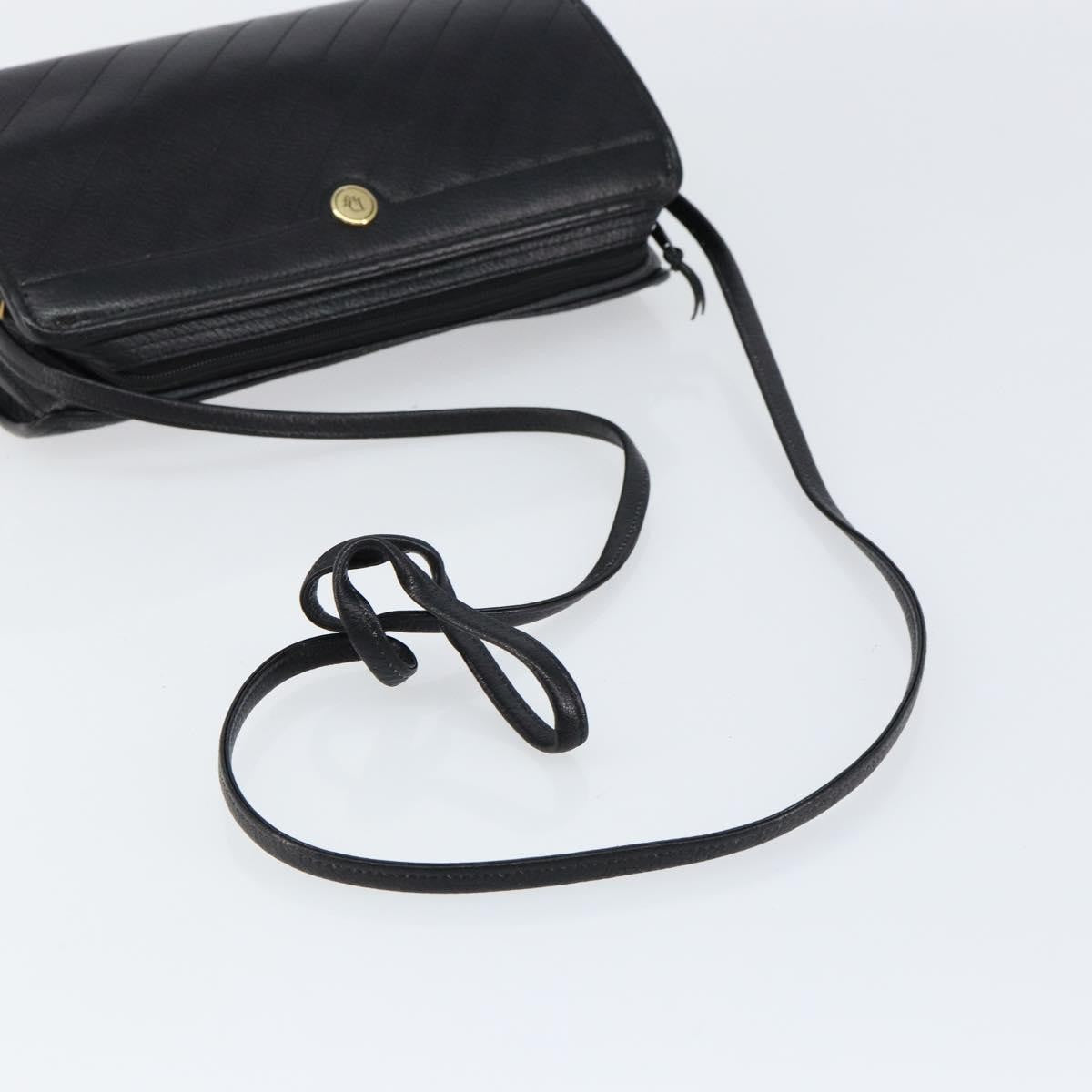 Christian Dior Vintage Leather, Black, Leather, Shoulder Bag