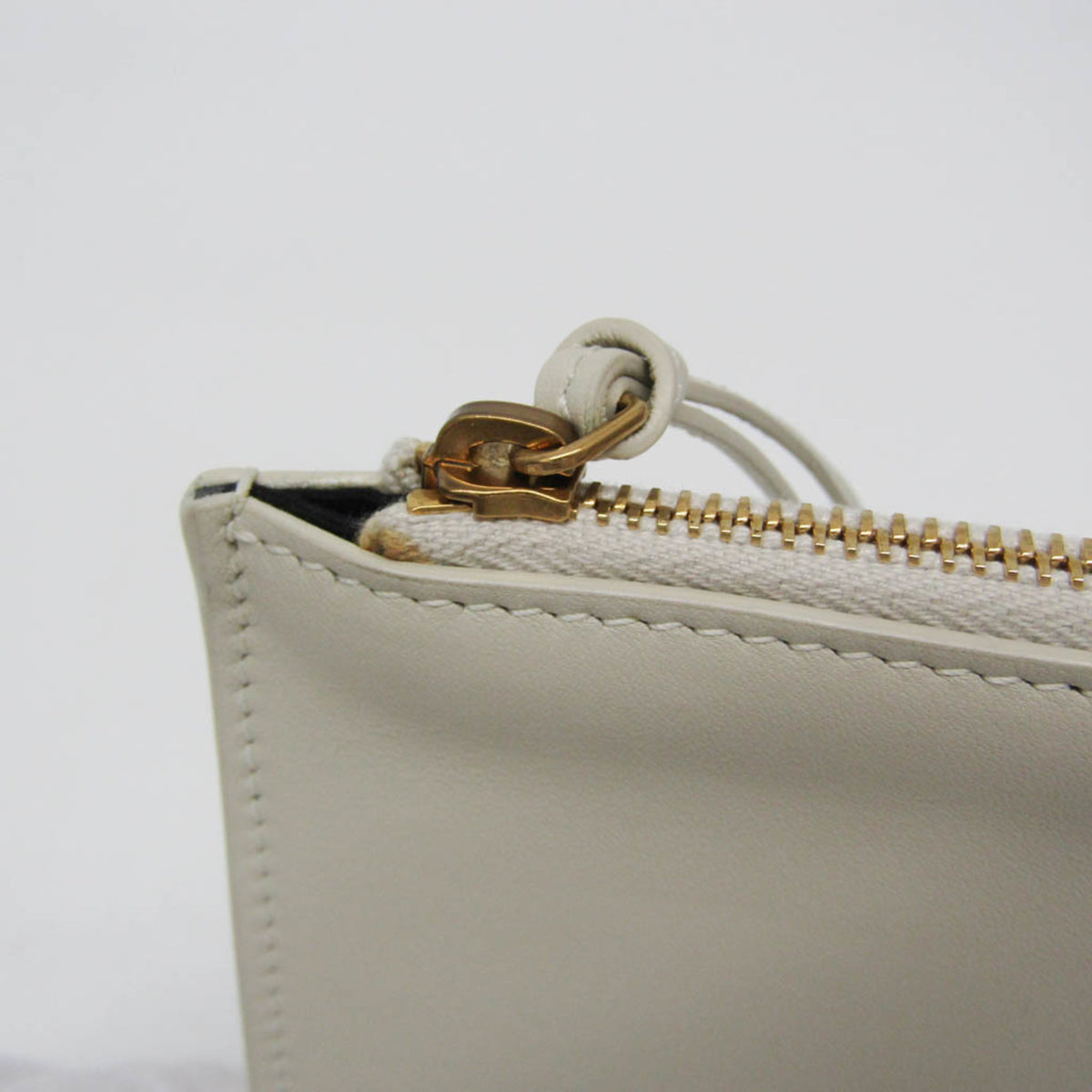 Saint Laurent East Side Smooth Leather, White, Leather, Tote Bag