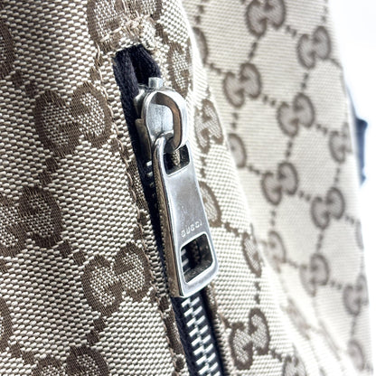 Gucci Drawstring GG Canvas, Black, Canvas, Backpack