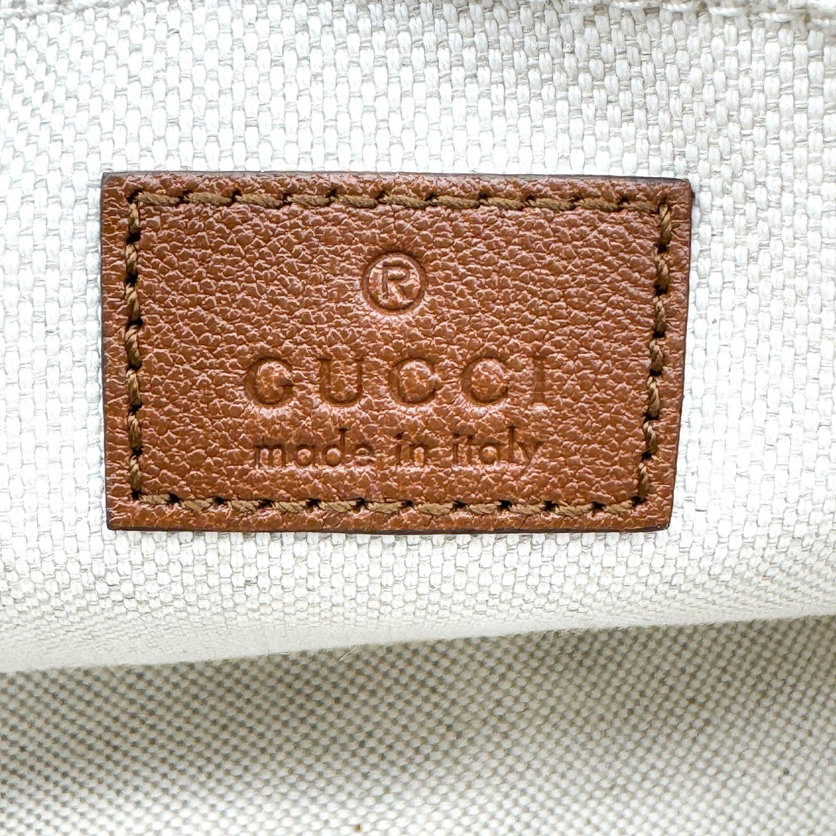 Gucci Blondie NM Camera Diagonal Quilted Leather, Brown, Leather, Shoulder Bag