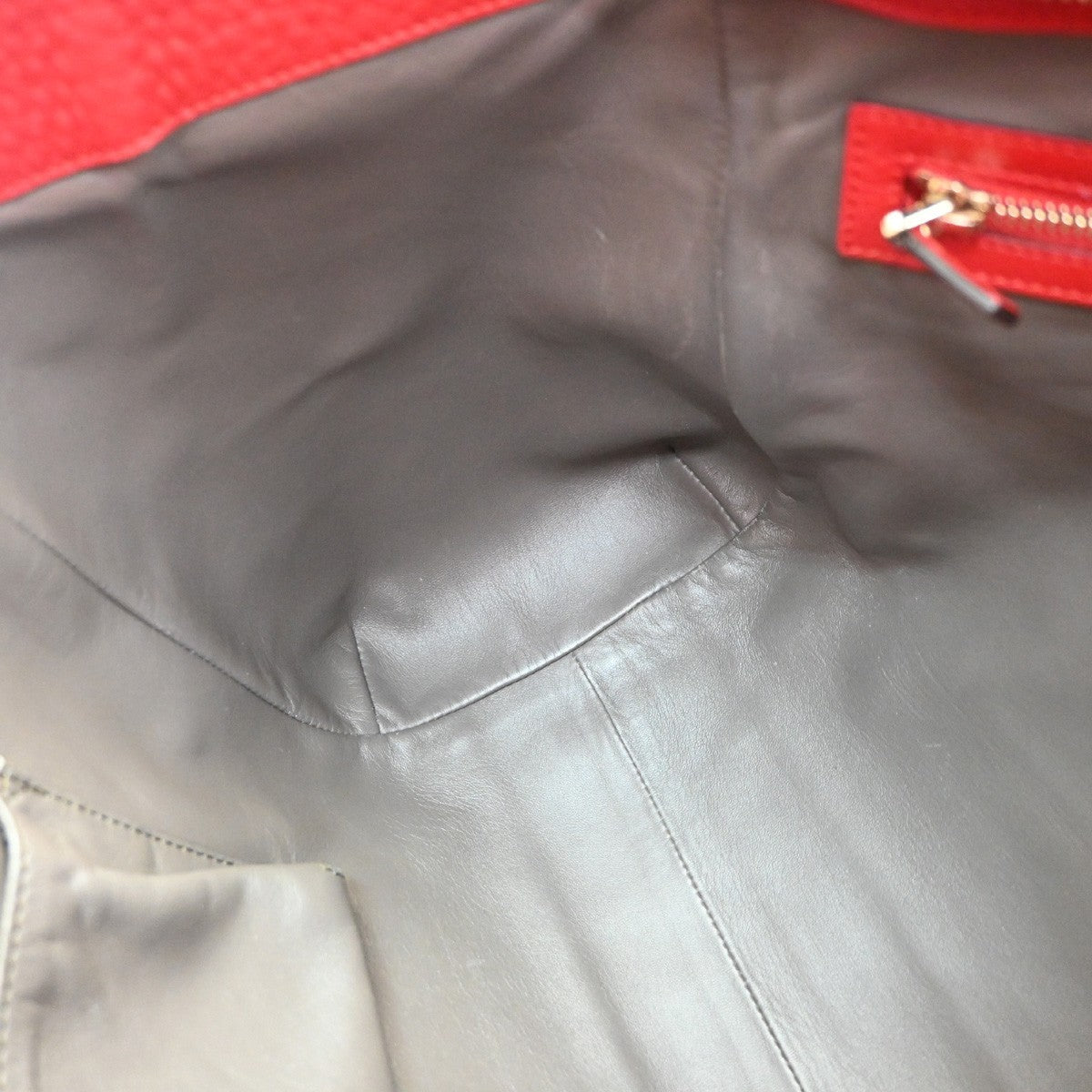 Gucci Lady Tassel Top Handle Leather, Red, Leather, Tote Bag