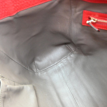 Gucci Lady Tassel Top Handle Leather, Red, Leather, Tote Bag