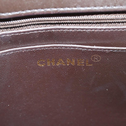 Chanel Coco Mark, Brown, Leather, handbag
