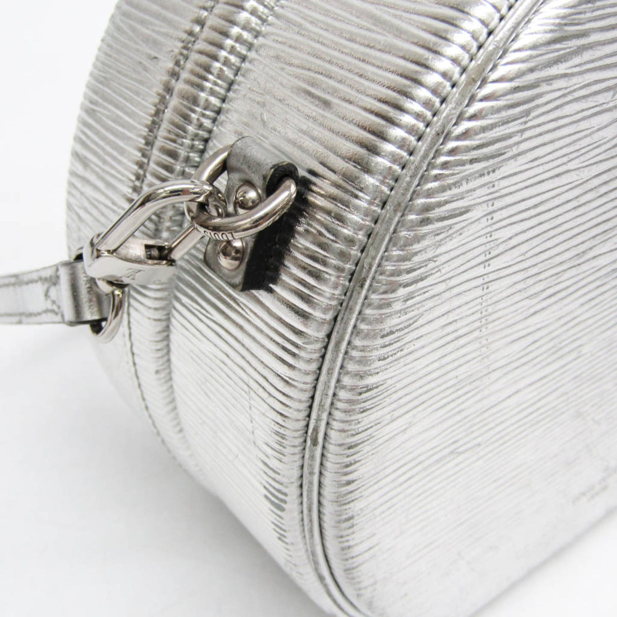Louis Vuitton Petite Boite Chapeau Epi Leather, Silver, Leather, Handbag
