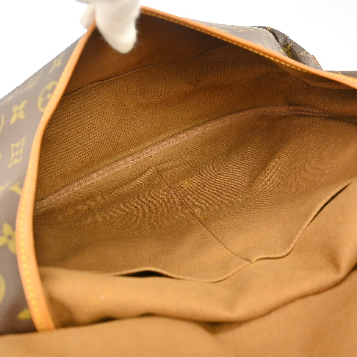 Louis Vuitton Saumur Monogram Canvas, Brown, Canvas, Shoulder Bag