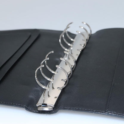 Louis Vuitton Agenda cover, Black, Leather, wallet