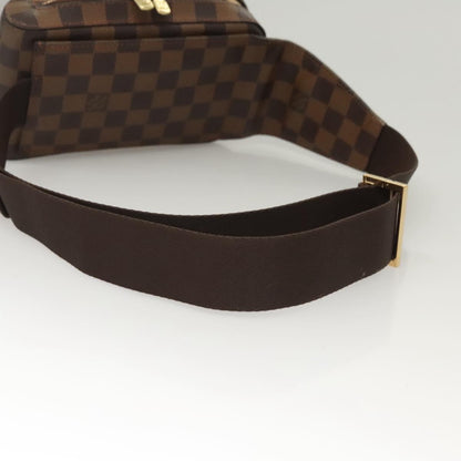 Louis Vuitton Geronimo, Brown, Canvas, shoulder