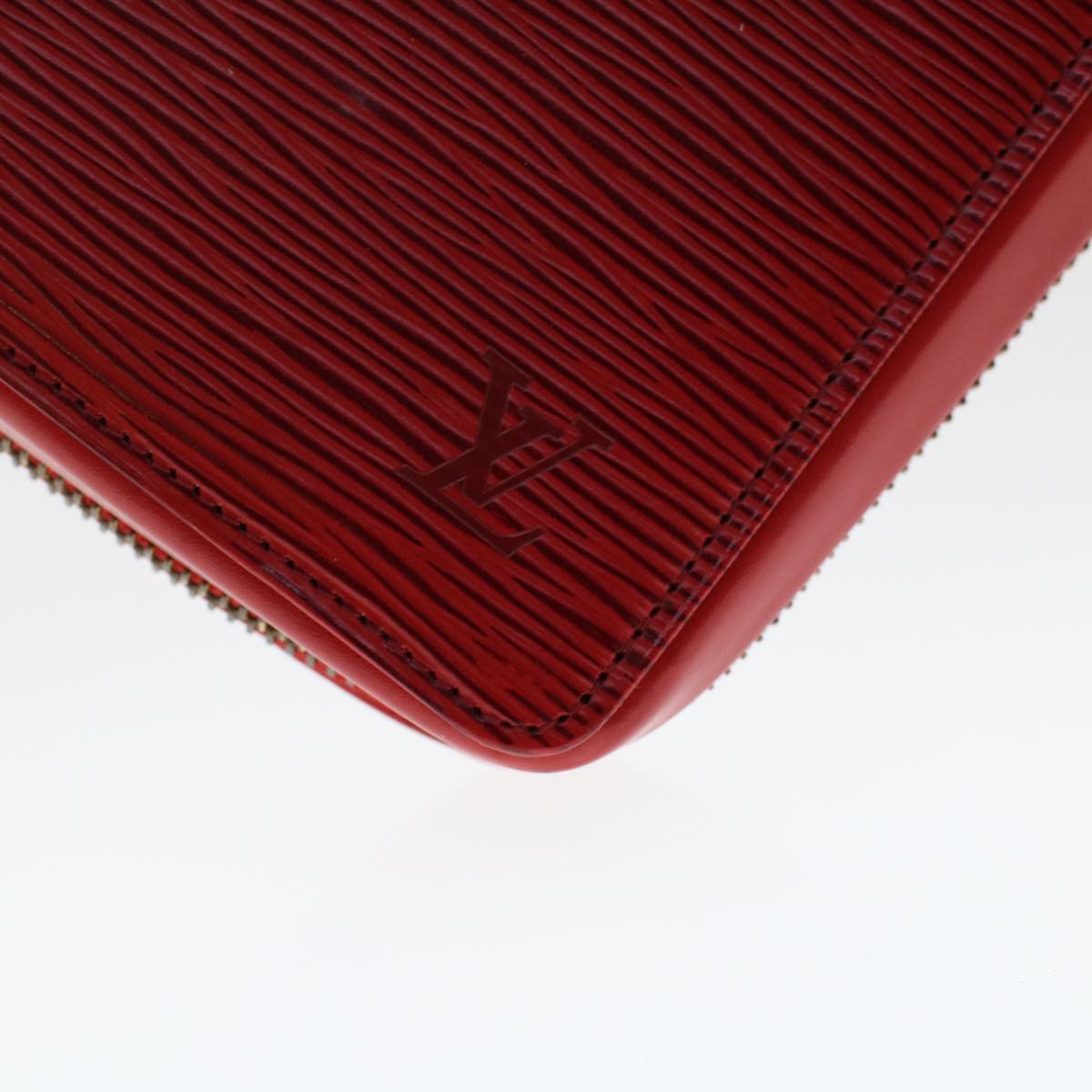 Louis Vuitton Pochette, Red, Leather, clutch