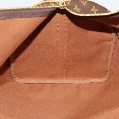 Louis Vuitton Keepall Bandouliere 55, Brown, Canvas, travel