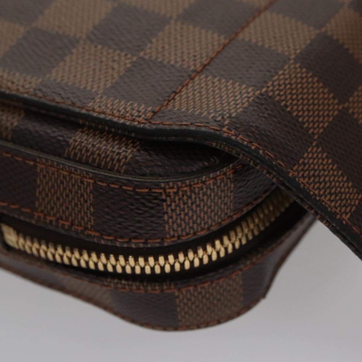 Louis Vuitton Geronimos, Brown, Canvas, shoulder