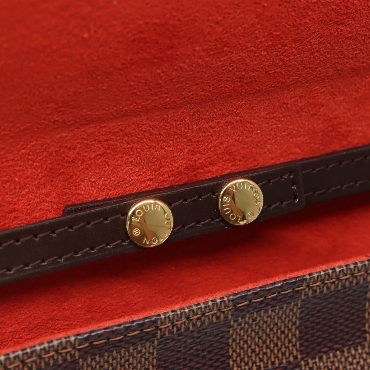 Louis Vuitton Twin, Brown, Canvas, shoulder