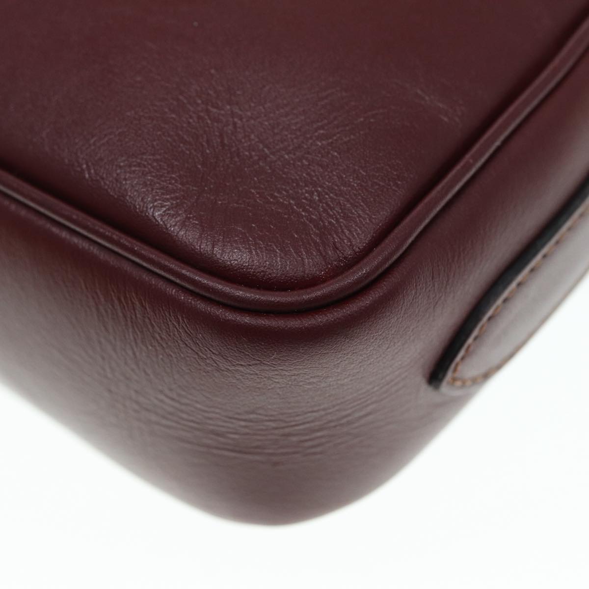 Cartier Must de Cartier, Burgundy, Leather, shoulder