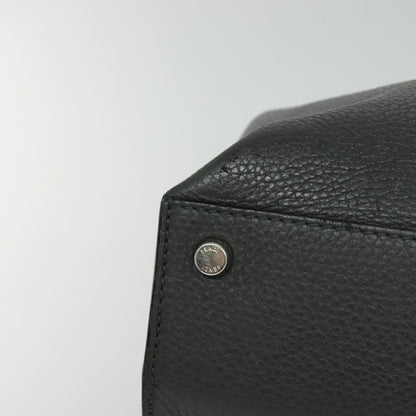Fendi Peekaboo, Grey, Leather, handbag