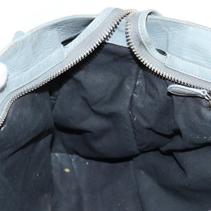 Balenciaga City, GRAY, Leather, handbag