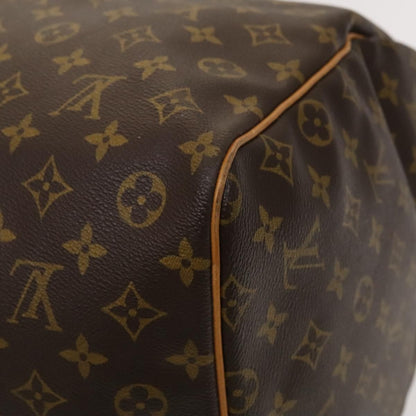Louis Vuitton Keepall 60, Brown, Canvas, travel