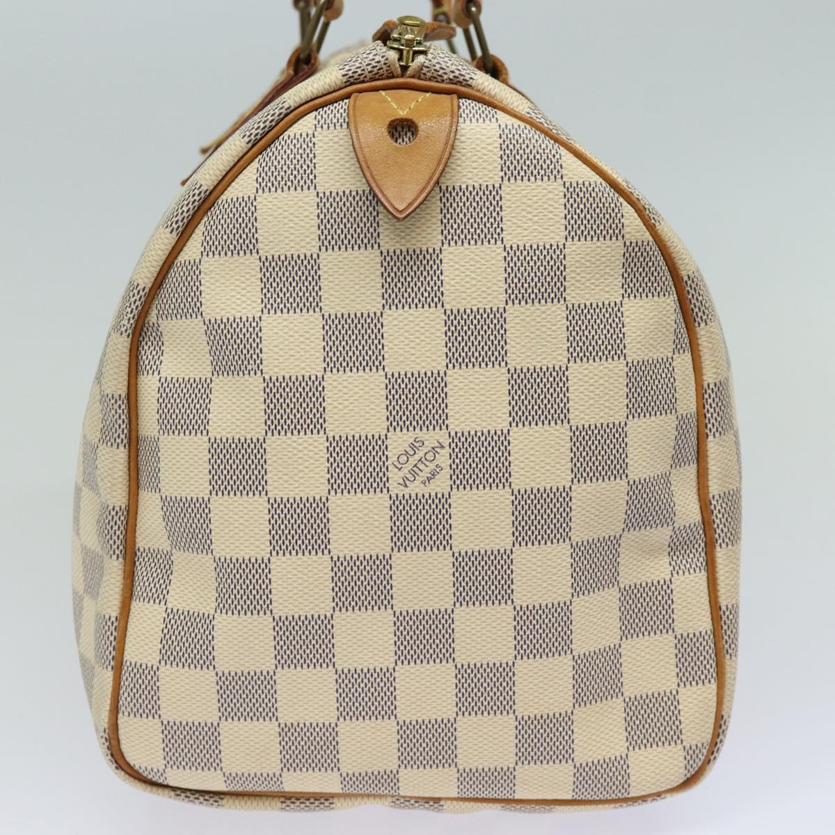 Louis Vuitton Speedy 30, White, Canvas, handbag