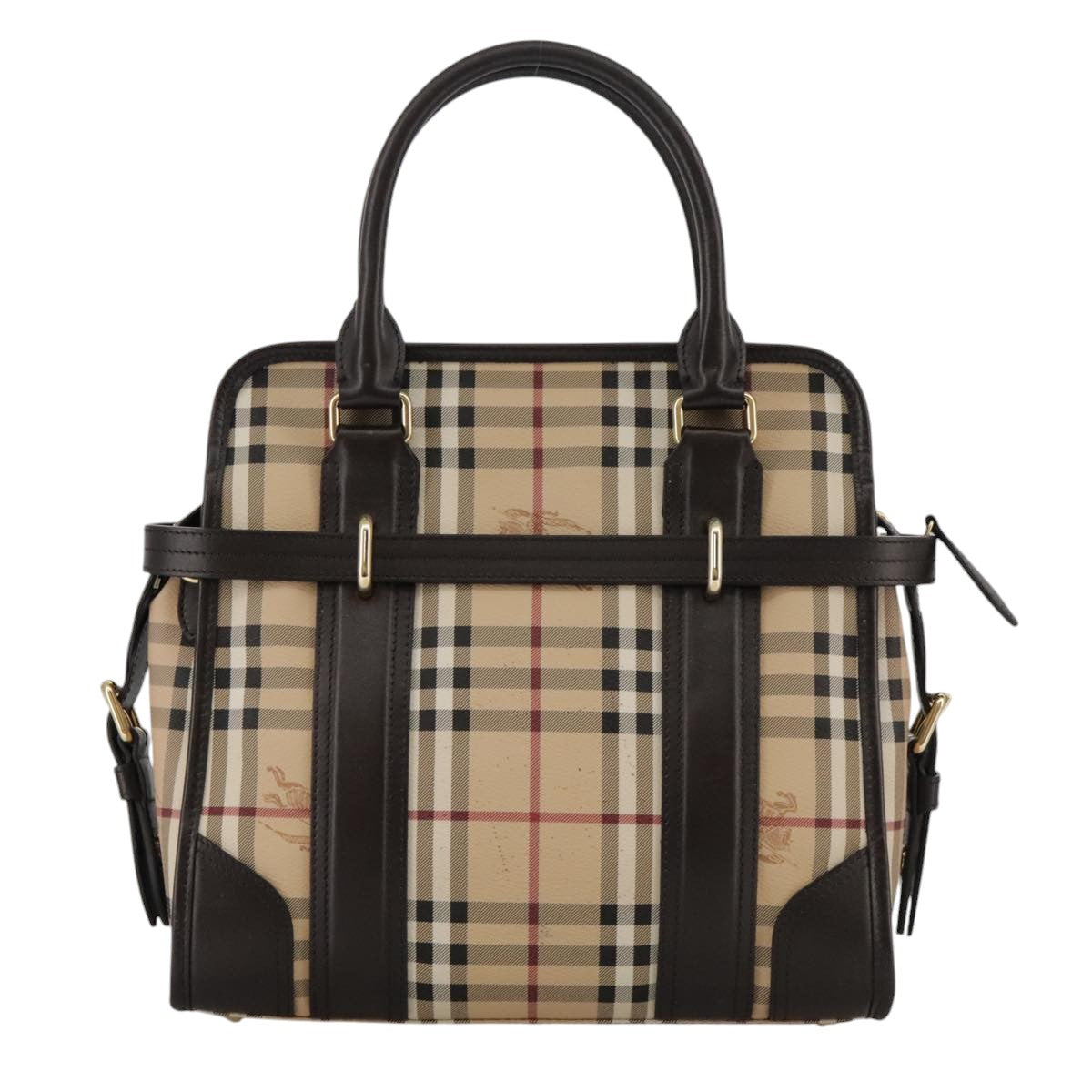 Burberry Nova Check, Beige, Canvas, handbag