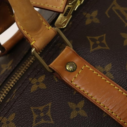 Louis Vuitton Keepall 60, Brown, Canvas, travel