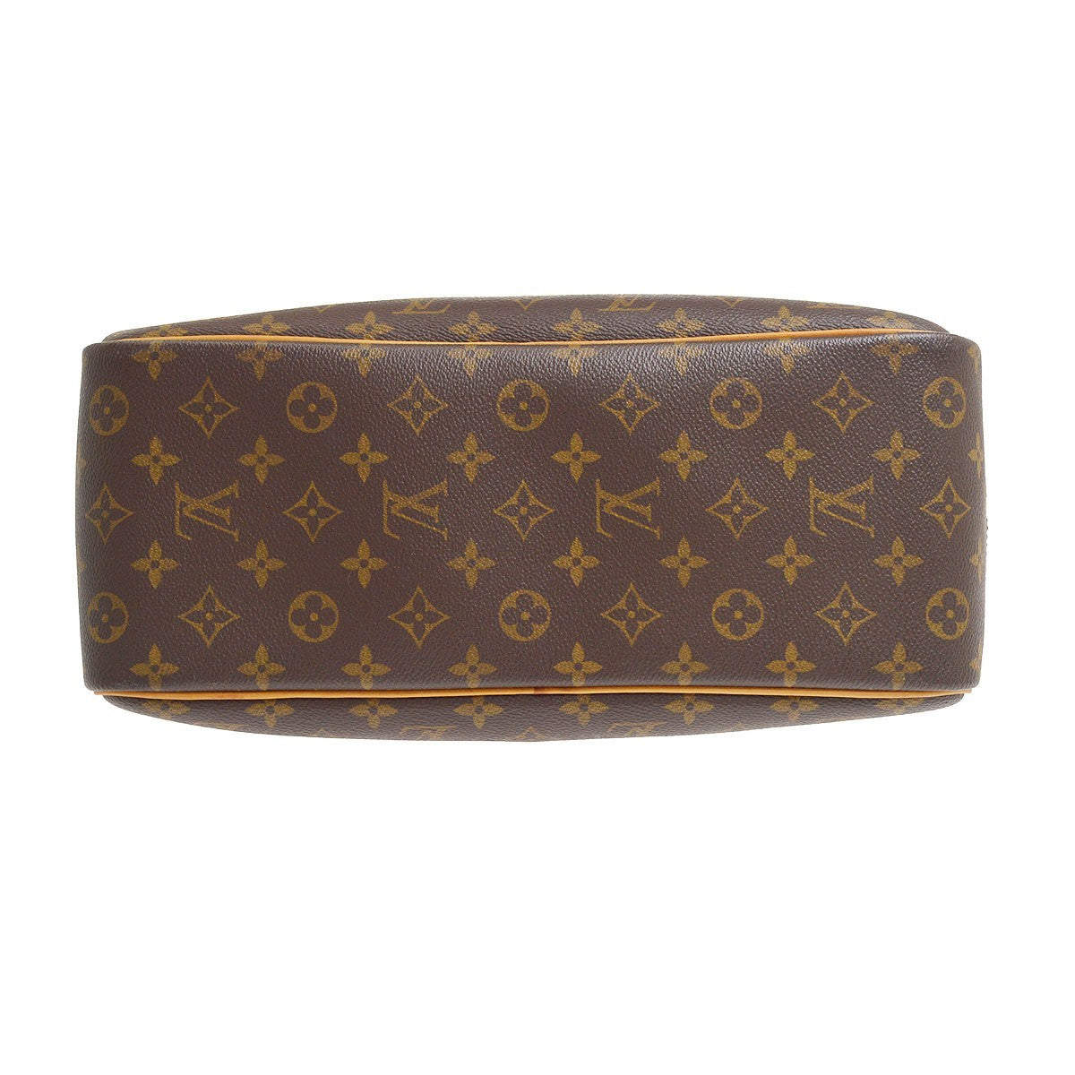 Louis Vuitton Bowling Vanity Printed Tuffetage with Leather, Brown, Canvas, Handbag