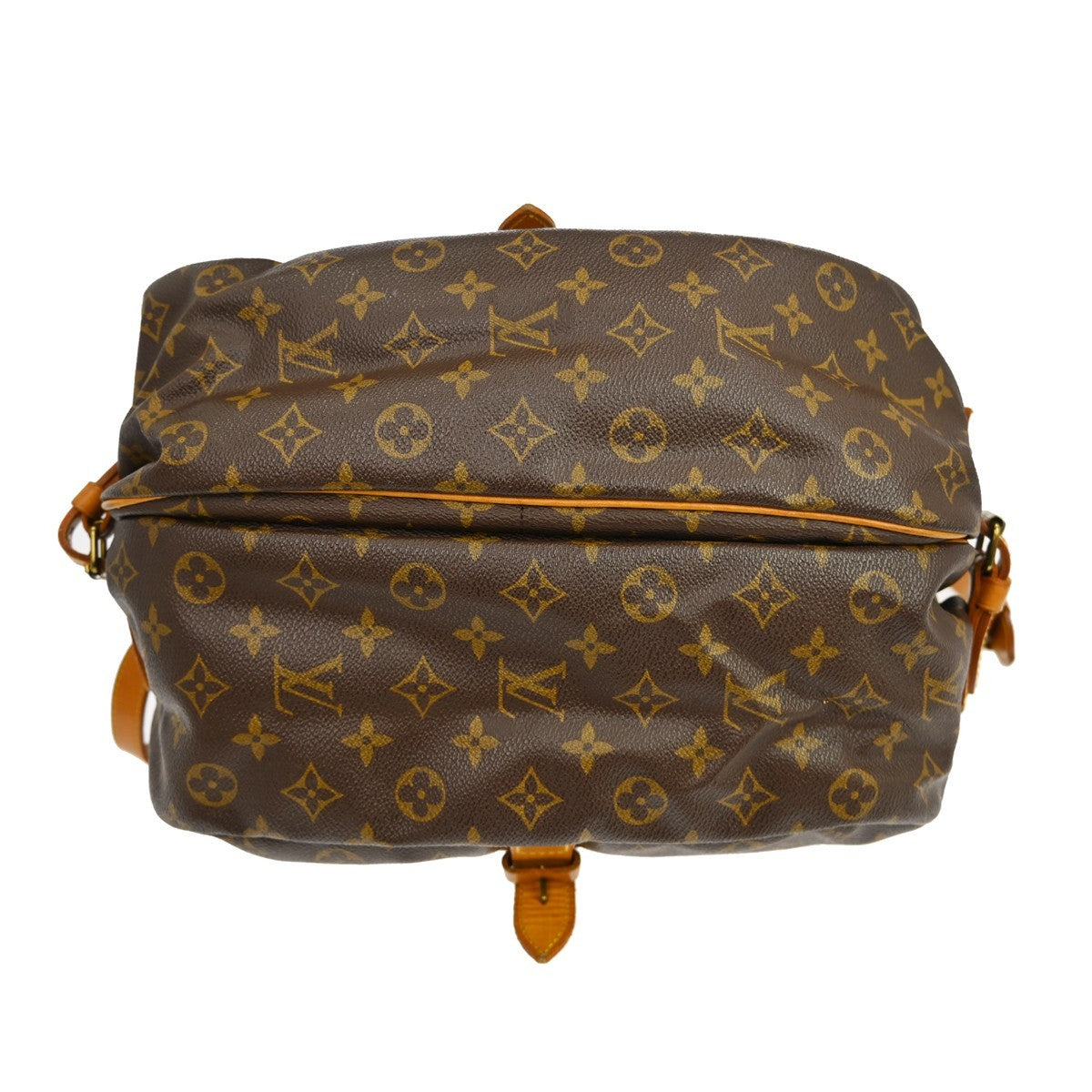 Louis Vuitton Saumur Monogram Canvas, Brown, Canvas, Shoulder Bag