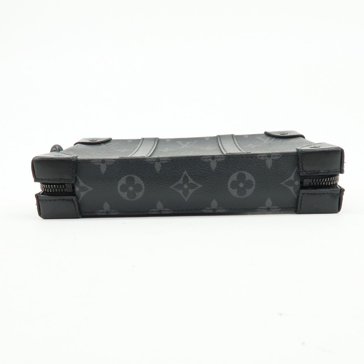 Louis Vuitton Soft Trunk Monogram Eclipse Canvas, Black, Canvas, Wallet