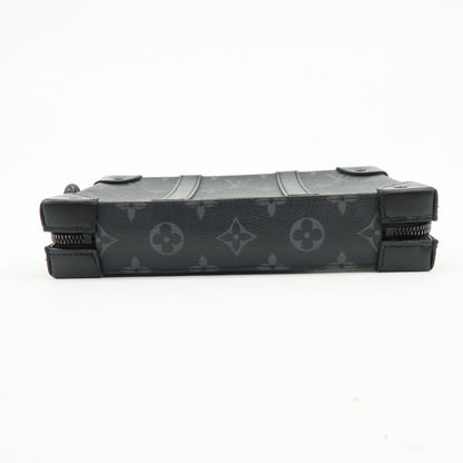 Louis Vuitton Soft Trunk Monogram Eclipse Canvas, Black, Canvas, Wallet