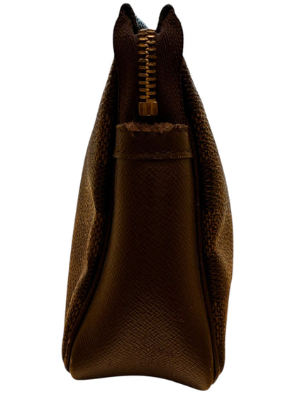 Louis Vuitton Kasai Clutch Damier Ebene, Brown, Canvas, Clutch