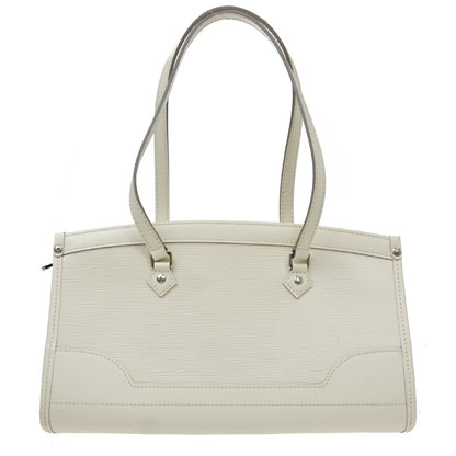 Louis Vuitton Madeleine Epi Leather, White, Leather, Shoulder Bag
