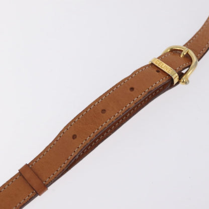Celine Macadam Shoulder PVC Leather, Brown, Canvas, Crossbody Bag