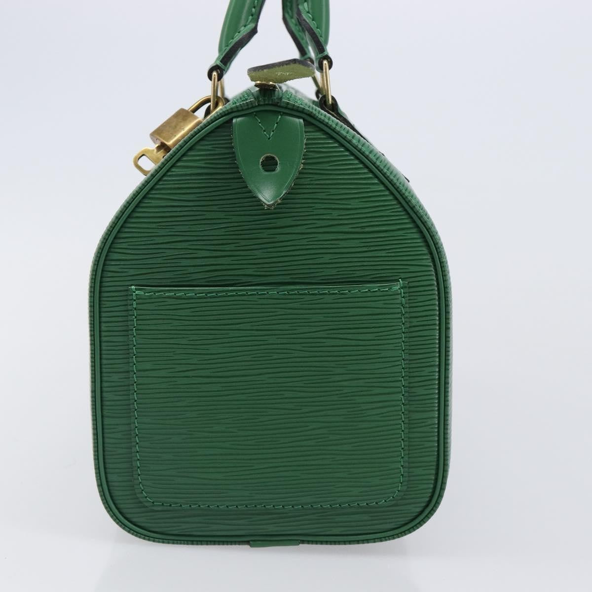 Louis Vuitton Speedy Epi Leather, Green, Leather, Handbag