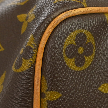Louis Vuitton Speedy Monogram, Brown, Canvas, Handbag