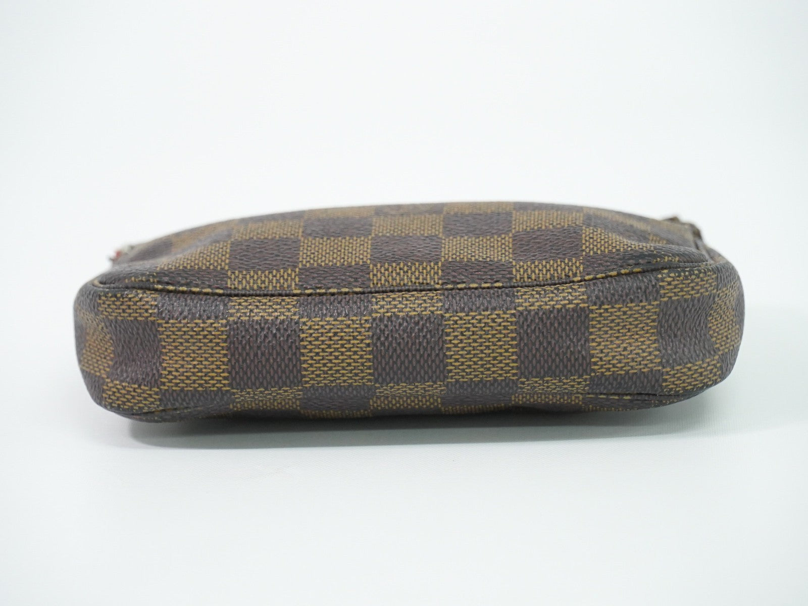 Louis Vuitton Pochette Accessoires Damier, Brown, Canvas, Clutch