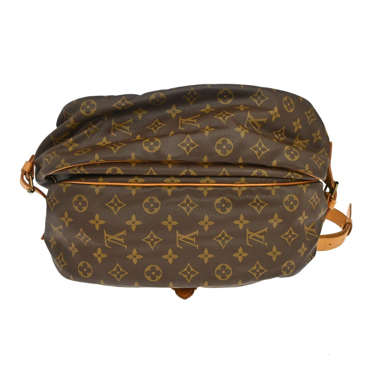 Louis Vuitton Saumur Monogram Canvas, Brown, Canvas, Shoulder Bag