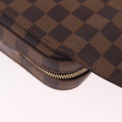 Louis Vuitton Geronimos Waist Damier, Brown, Canvas, Shoulder Bag