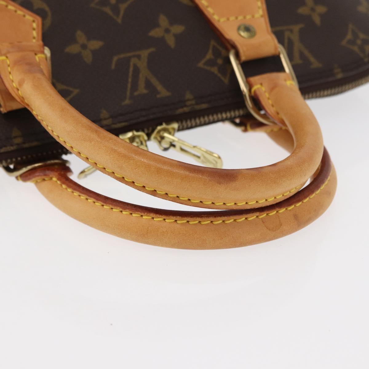 Louis Vuitton Alma Handbag Monogram Canvas, BROWN, CANVAS, Handbag