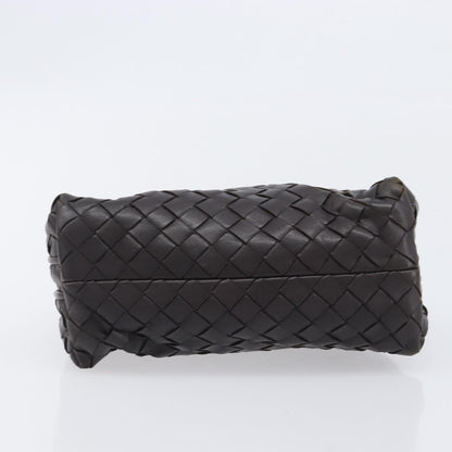 Bottega Veneta Zip Clutch Leather, Brown, Leather, Clutch