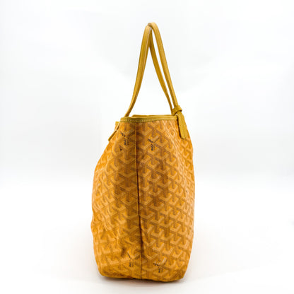 Goyard Saint Louis Coated Canvas, Yellow, Canvas, Tote Bag