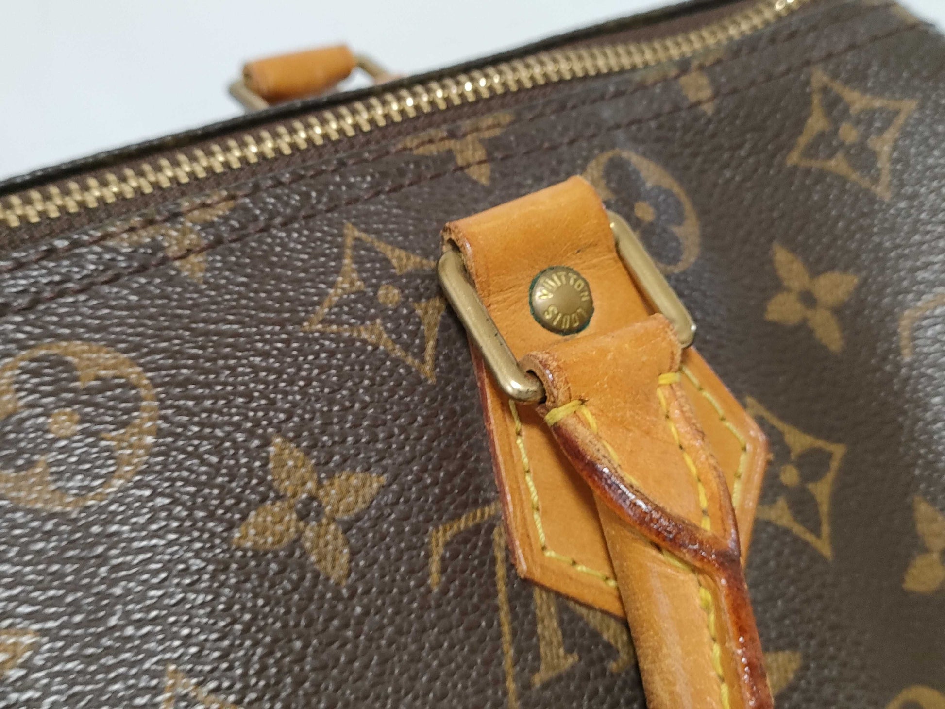 Louis Vuitton Speedy Monogram Canvas, Brown, Canvas, Handbag