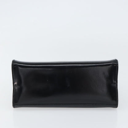 Salvatore Ferragamo Vintage Patent Leather, Black, Patent Leather, Handbag
