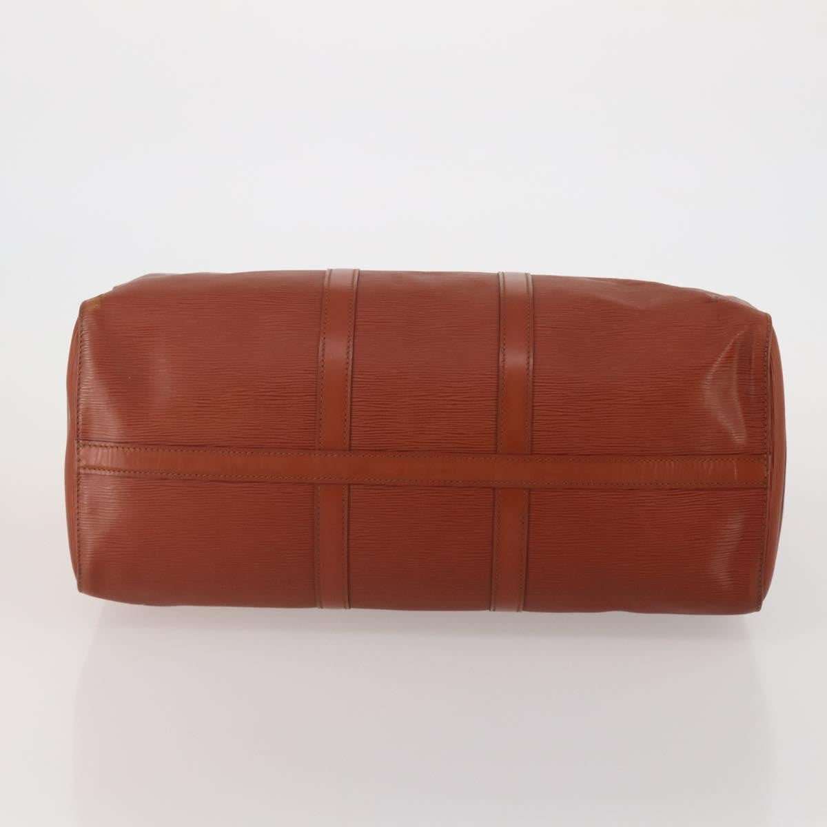 Louis Vuitton Keepall Bag Epi Leather, Brown, Leather, Travel Bag