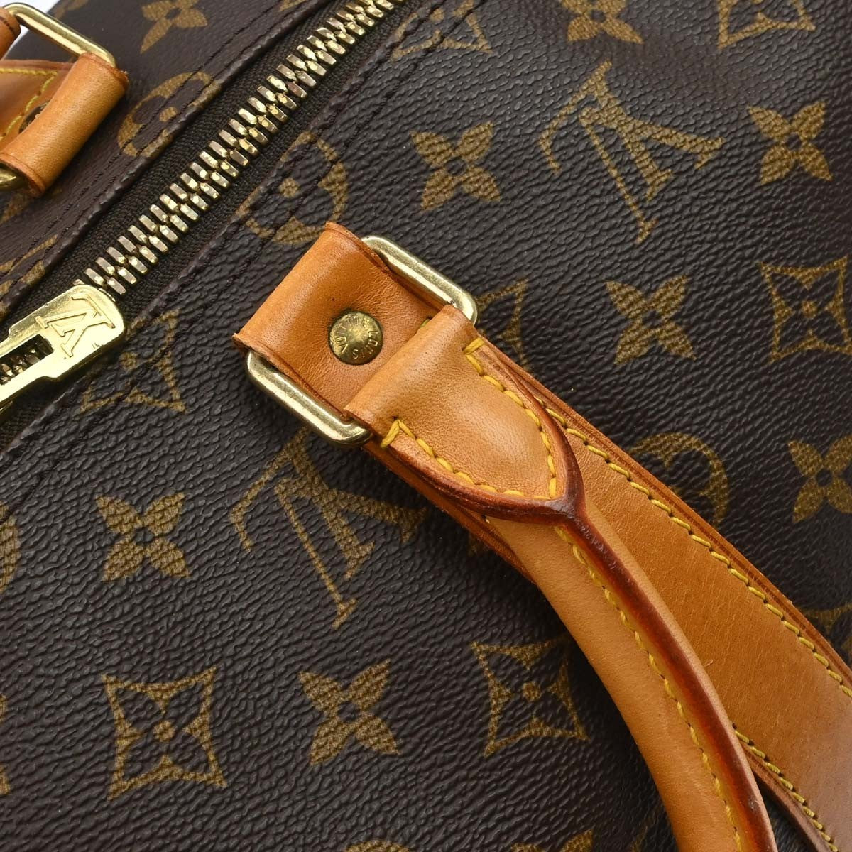 Louis Vuitton Keepall Monogram Canvas, Brown, Canvas, Travel Bag