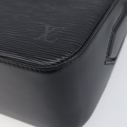 Louis Vuitton Buci Epi Leather, Black, Leather, Handbag