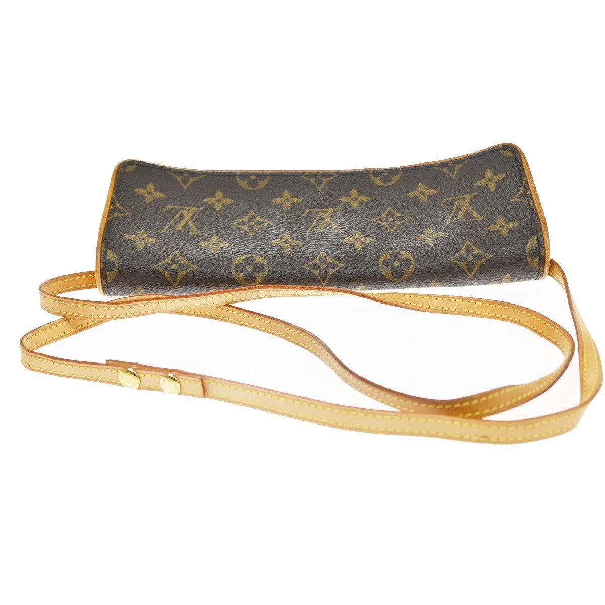 Louis Vuitton Twin Monogram Canvas, Brown, Canvas, Clutch