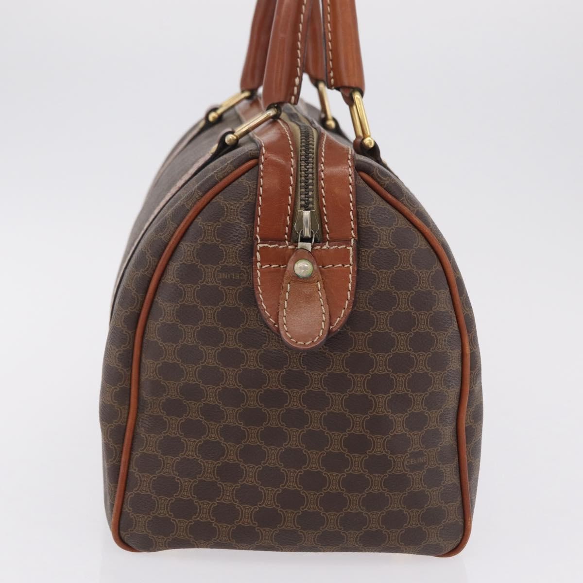Celine Macadam Macadam with leather, Brown, Canvas, Tote Bag