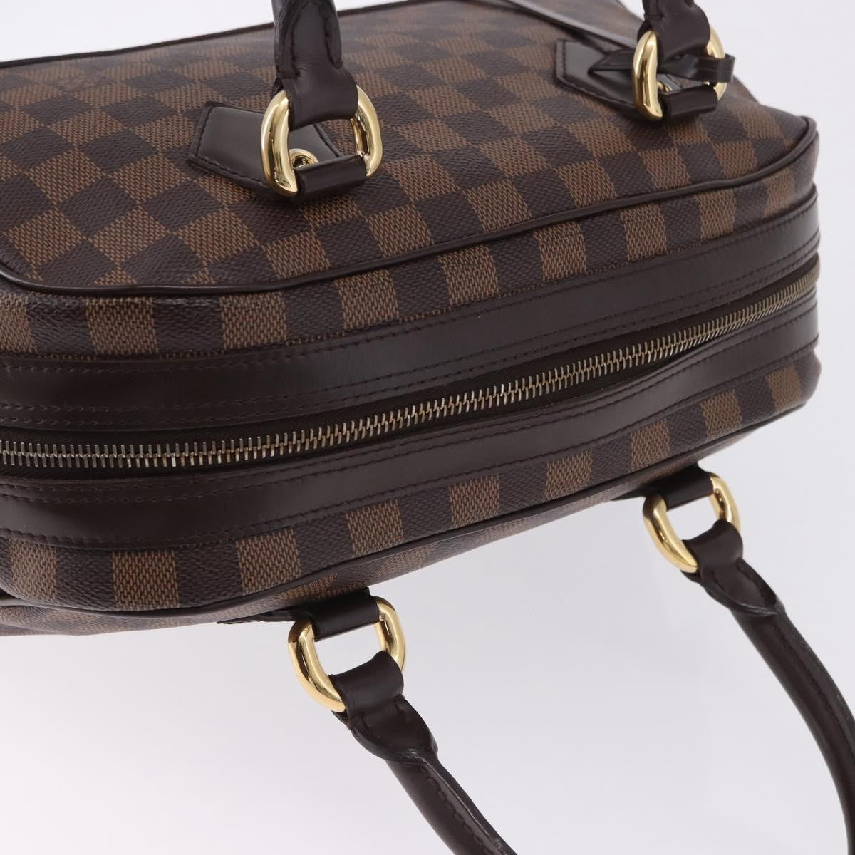 Louis Vuitton Duomo Boston Damier Ebene, Brown, Canvas, Handbag