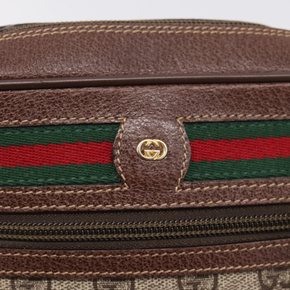 Gucci Ophidia GG Coated Canvas, Beige, Canvas, Shoulder Bag