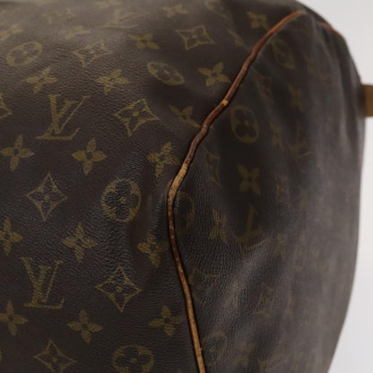 Louis Vuitton Keepall 60, Brown, Canvas, travel